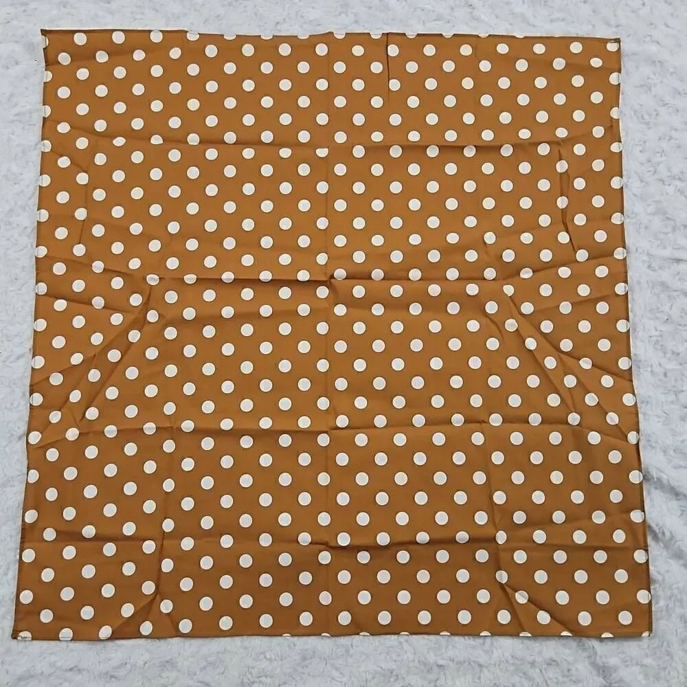 Lemlem Orange and White Bandana Scarf for body or purse 22.5